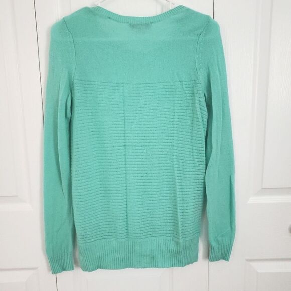 Christopher Fischer Lightweight 100% Cashmere Sweater Size XS Mint Green - Picture 5 of 5